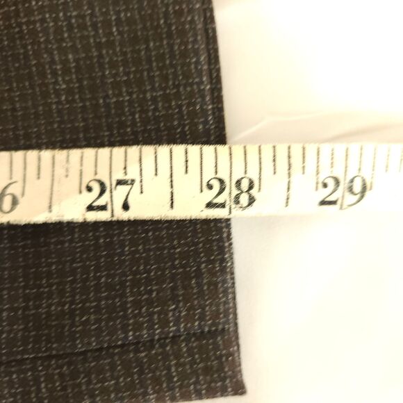 Ralph Lauren Mens 40x29 Grayish Brown Polyester Viscose Pleated Dress Pants - Picture 6 of 6